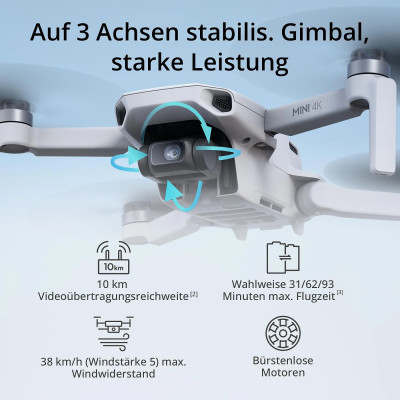 DJI Mini 4K Drohne – Kompakte 4K Mini-Kameradrohne