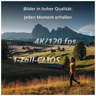 DJI Osmo Pocket 3 Kreativ Combo Gimbal-Kompaktkamera , Touchscreen