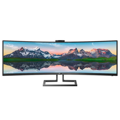 Philips 499P9H 49" DQHD Curved Monitor | 32:9 USB-C Dock